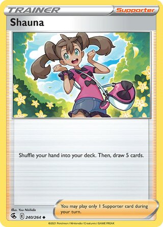 Shauna - Fusion Strike - 240/264 - Non Holo - Near Mint - Uncommon