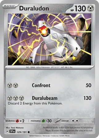 Duraludon - Surging Sparks - 129/191 - Non Holo - Near Mint - Common - #884