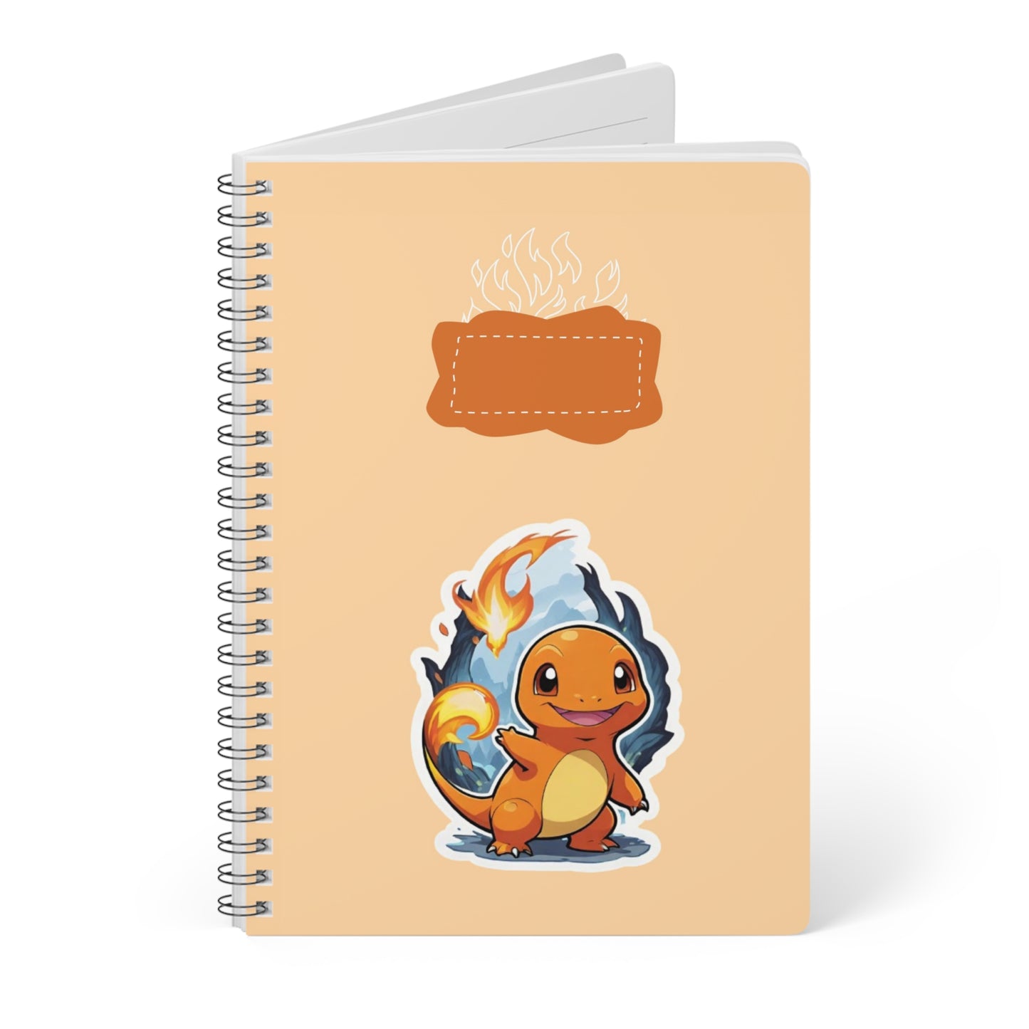 Cute Wirobound Softcover Notebook, A5