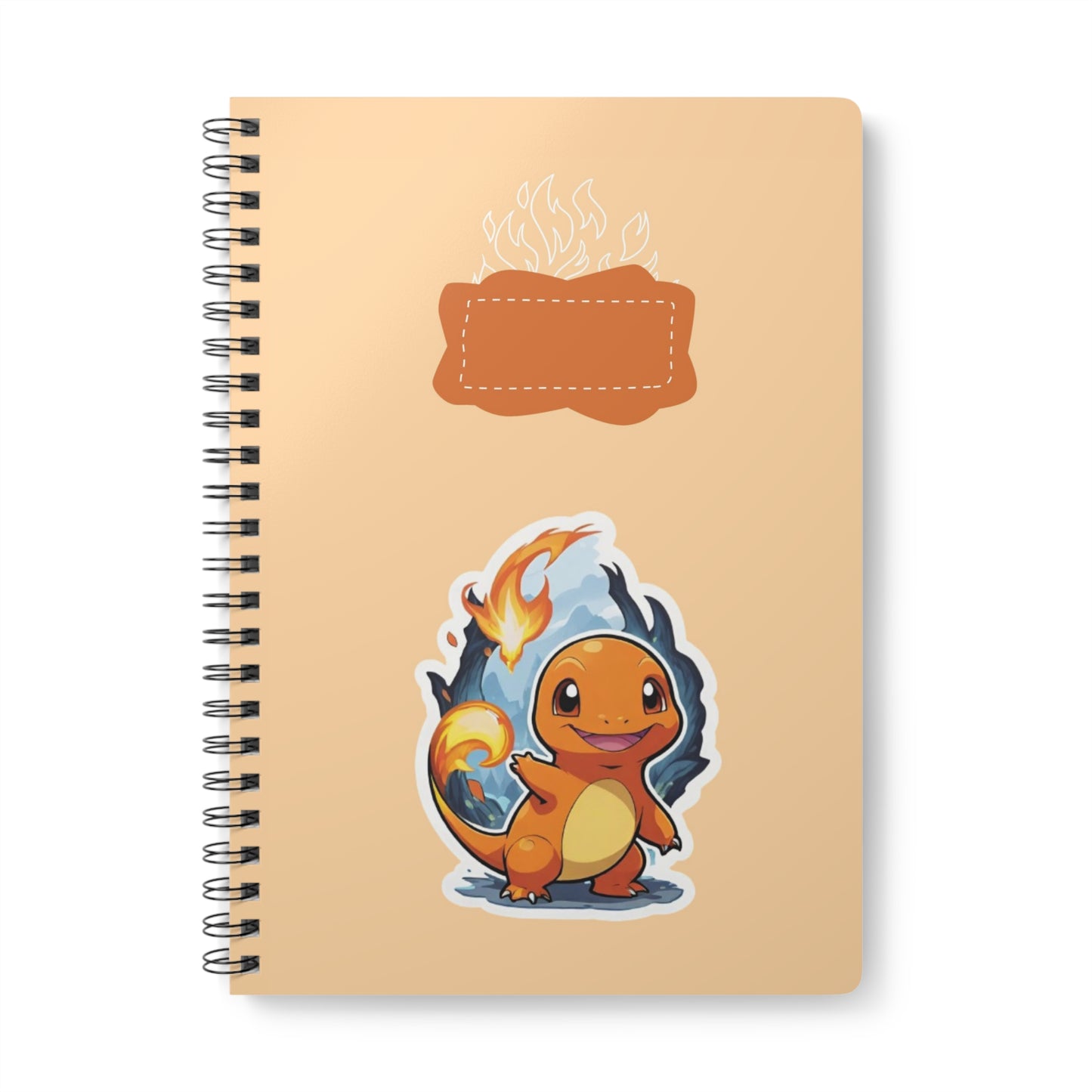 Cute Wirobound Softcover Notebook, A5