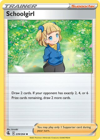 Schoolgirl - Fusion Strike - 239/264 - Non Holo - Near Mint - Uncommon