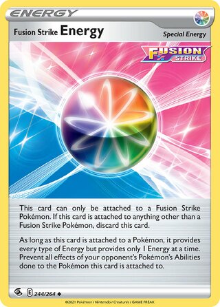 Fusion Strike Energy - Fusion Strike - 244/264 - Non Holo - Near Mint - Uncommon