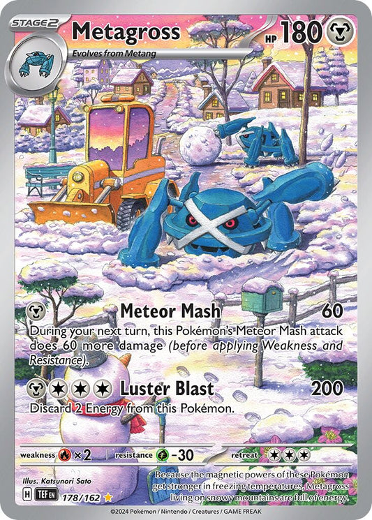 Metagross - Temporal Forces - 178/162 - Full Art - Near Mint - Illustration Rare - #376