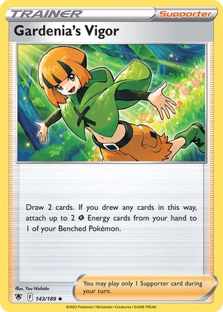 Gardenia's Vigor - Astral Radiance - 143/189 - Non Holo - Near Mint - Uncommon