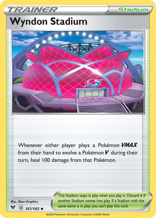 Wyndon Stadium - Vivid Voltage - 161/185 - Non Holo - Near Mint - Uncommon