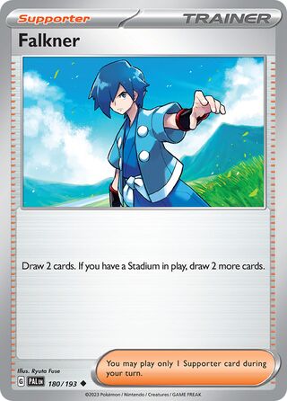 Falkner - Paldea Evolved - 180/193 - Non Holo - Near Mint - Uncommon