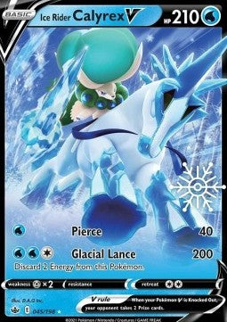 Ice Rider Calyrex V - Chilling Reign - 045/198 - Full art - Near Mint - Promo - #898