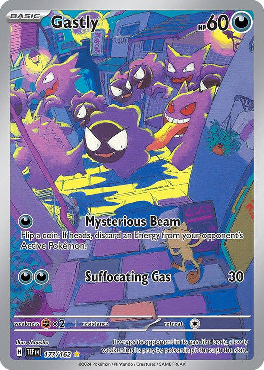 Gastly - Temporal Forces - 177/162 - Full Art - Near Mint - Illustration Rare - #092