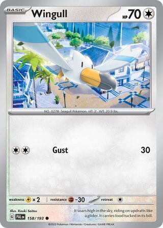 Wingull - Paldea Evolved - 158/193 - Non Holo - Near Mint - Common - #278