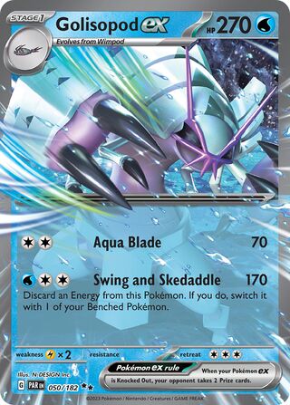 Golisopod EX - Paradox Rift - 050/182 - Full Art - Near Mint - Double Rare - #768