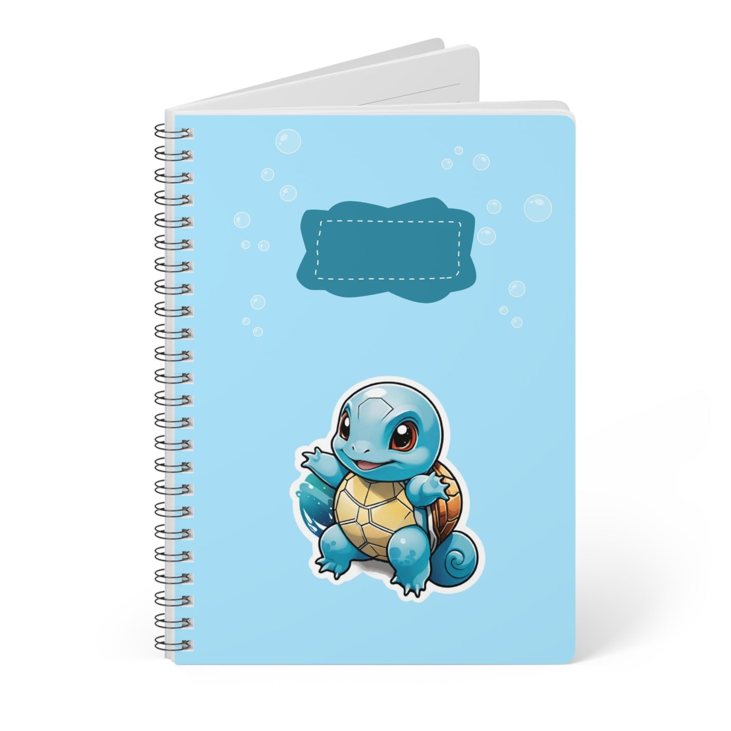 Cute Wirobound Softcover Notebook, A5