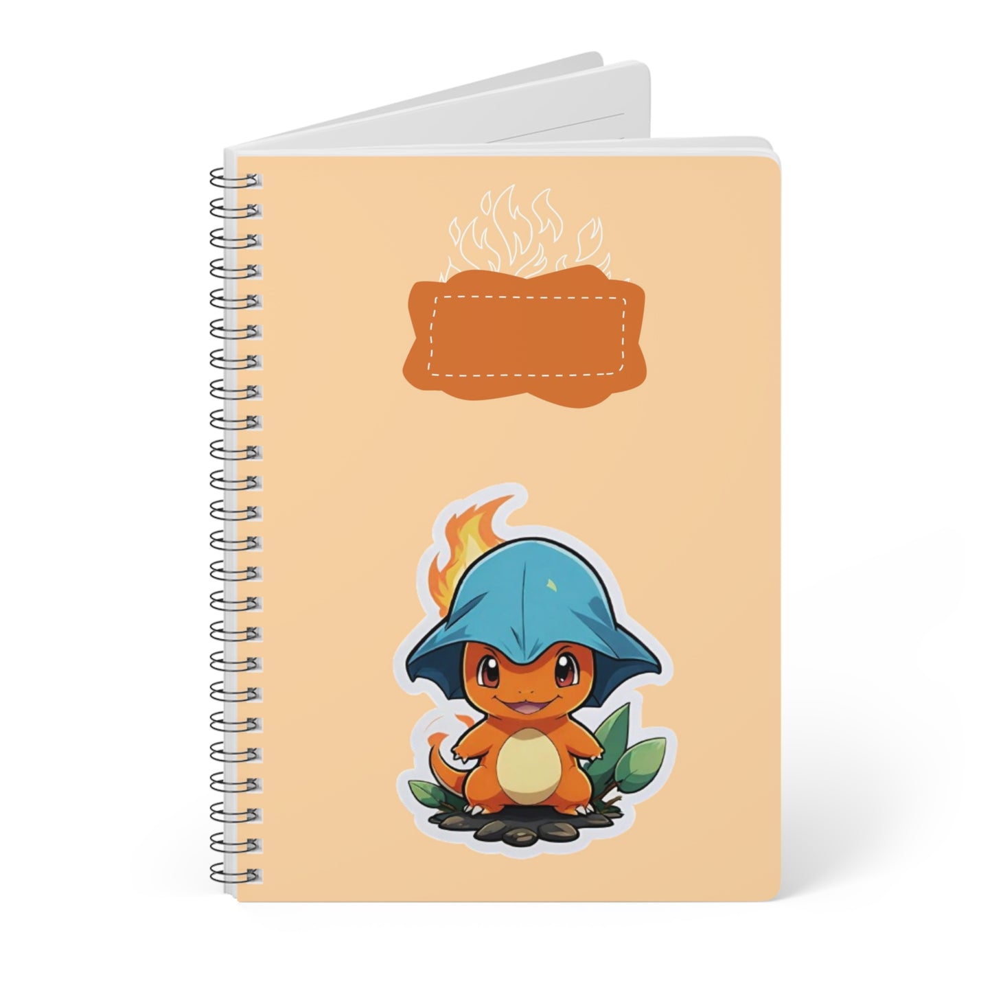 Cute Wirobound Softcover Notebook, A5