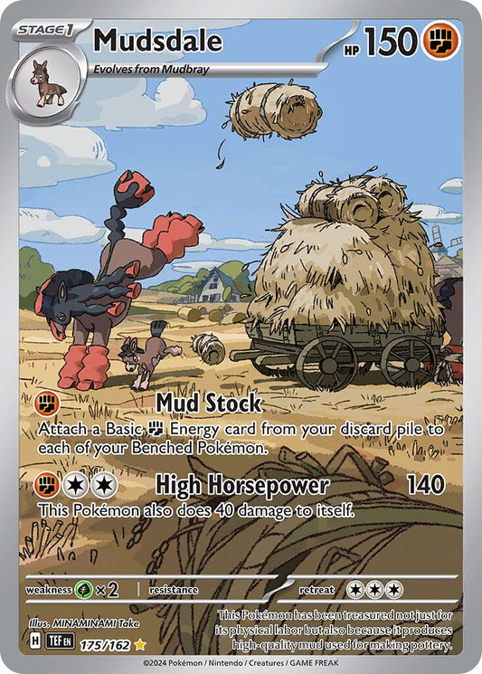 Mudsdale - Temporal Forces - 175/162 - Full Art - Near Mint - Illustration Rare - #750