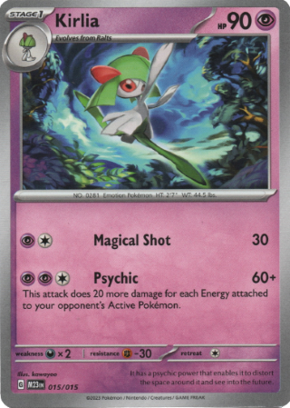 Kirlia - McDonald's Match Battle 2023 - 015/015 - Non Holo - Near Mint - #281