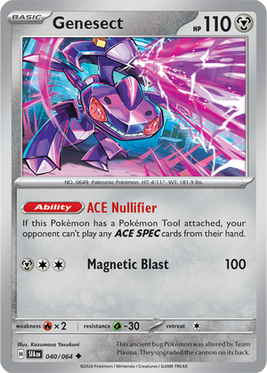 Genesect - Shrouded Fable - 040/064 - Non Holo - Near Mint - Uncommon - #649