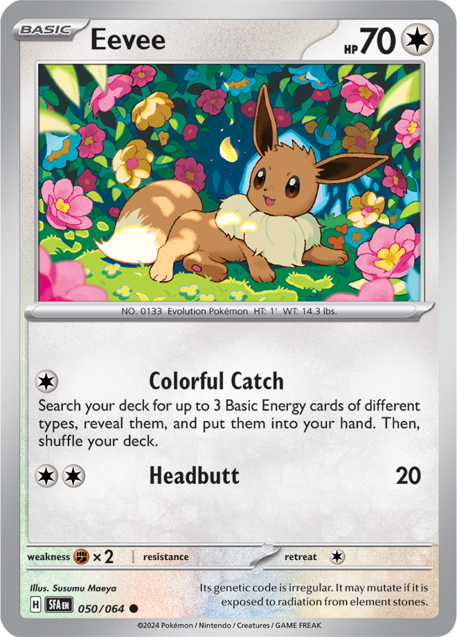 Eevee - Shrouded Fable - 050/064 - Non Holo - Near Mint - Common - #133