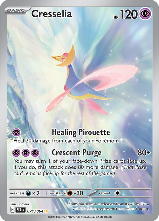 Cresselia - Shrouded Fable - 071/064 - Full Art - Near Mint - Illustration Rare - #488