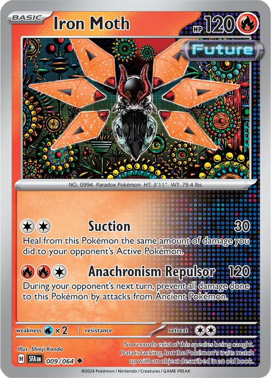 Iron Moth - Shrouded Fable - 009/064 - Non Holo - Near Mint - Uncommon - #994