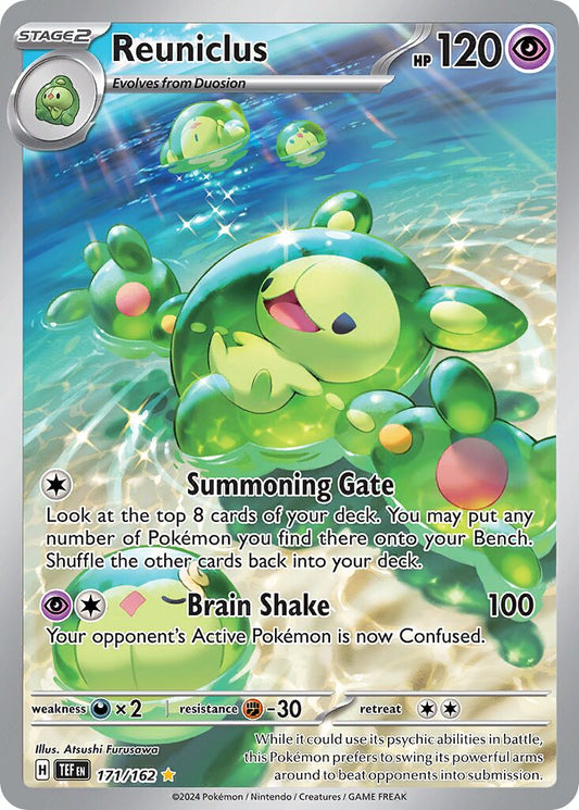 Reuniclus - Temporal Forces - 171/162 - Full Art - Near Mint - Illustration Rare - #579