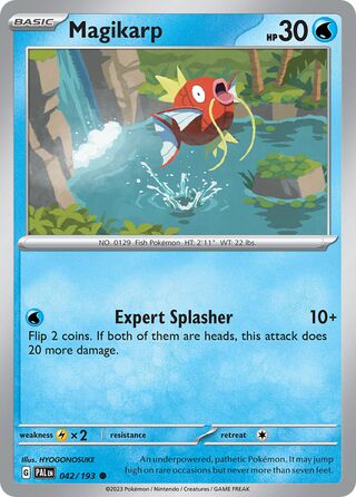 Magikarp - Paldea Evolved - 042/193 - Non Holo - Near Mint - Common - #129