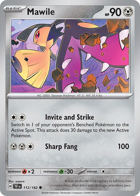 Mawile - Temporal Forces - 112/162 - Non Holo - Near Mint - Common - #303