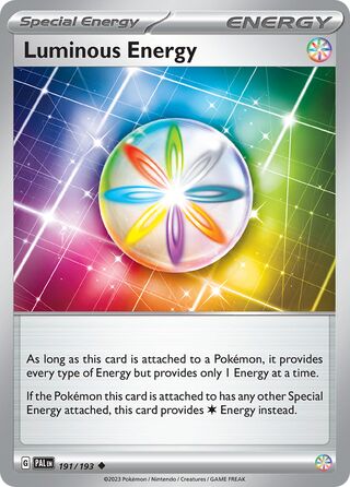 Luminous Energy - Paldea Evolved - 191/193 - Non Holo - Near Mint - Uncommon