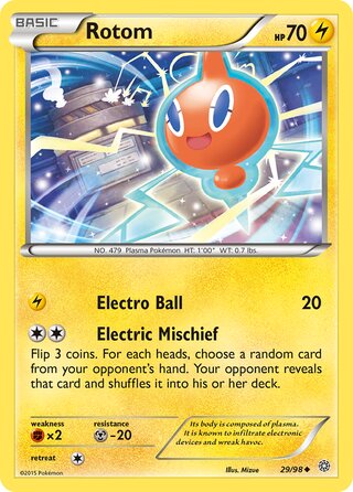 Rotom - Ancient Origins - 29/98 - Non Holo - Excellent - Uncommon - #479