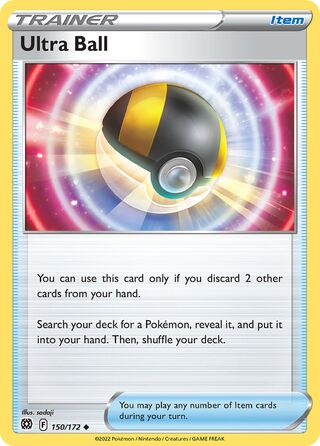 Ultra Ball - Brilliant Stars - 150/216 - Non Holo - Near Mint - Uncommon