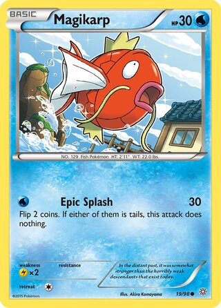 Magikarp - Ancient Origins - 19/98 - Non Holo - Excellent - Common - #129